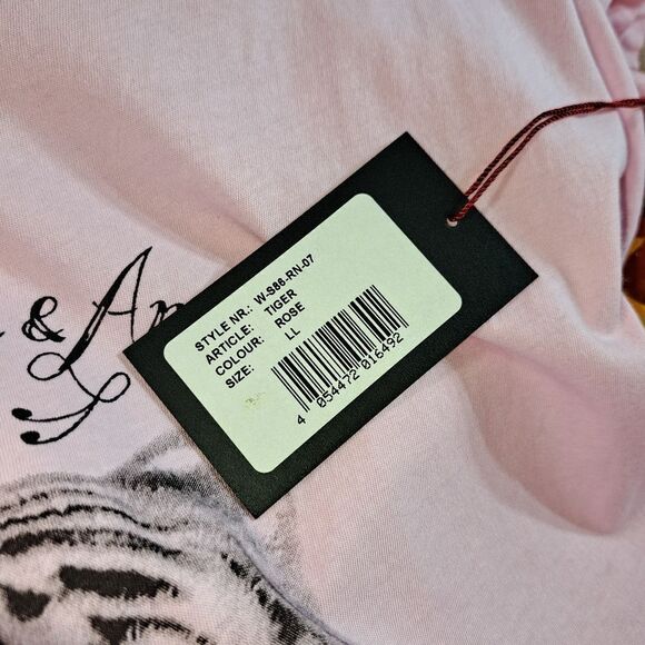 NWT Rockstars and Angels Tshirt Tiger in Rose - Picture 5 of 8